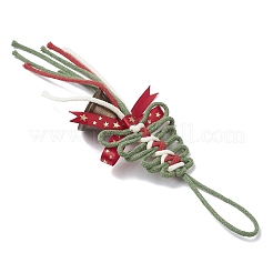 Christmas Tree Cotton String Threads Pendant Decorations&nbsp;HJEW-TA00403-01