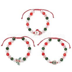 3Pcs Glass Bracelets&nbsp;BJEW-JB12438