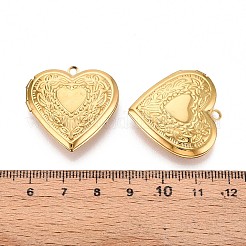 304 Stainless Steel Locket Pendants&nbsp;X-STAS-N111-08G