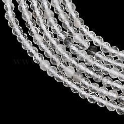 Natural Herkimer Diamond Beads Strands&nbsp;GG-NH0014-D03-3mm