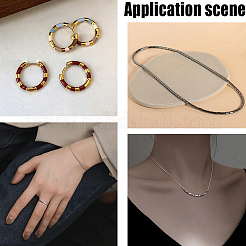 4500Pcs Brass Crimp Beads&nbsp;KK-PA0001-12