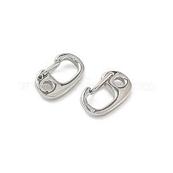 304 Stainless Steel Push Gate Snap Keychain Clasp Findings&nbsp;STAS-L022-566P