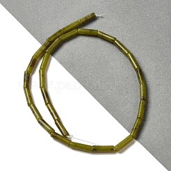 天然台湾ヒスイのビーズ連売り  コラム  13.5~14x4~4.5mm  穴：1.2mm  約28個/連  15.16''（38.5センチメートル）&nbsp;G-D464-33