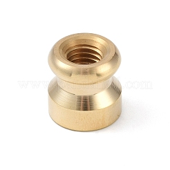 ワックスシーリング真鍮スタンプヘッド  ワックスシーリングスタンプ用  葉  15x15mm  穴：7mm&nbsp;LS-STAM-P001-01G-02