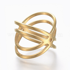 304 Stainless Steel Finger Rings&nbsp;RJEW-E153-32G-19mm