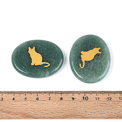 Natural Green Aventurine Cabochons&nbsp;G-T143-28G