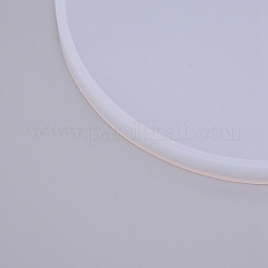 ラウンドカップマットシリコンモールド  レジン型  UVレジンとエポキシレジンのクラフト作り  ホワイト  188x11mm&nbsp;DIY-WH0181-46