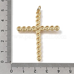 Brass Micro Pave Clear Cubic Zirconia Pendants&nbsp;CU-CBA9883-05I-G