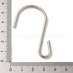 変色しない304ステンレススチールSフック留め具  ステンレス鋼色  55x40x2.5mm&nbsp;STAS-C085-03K-P