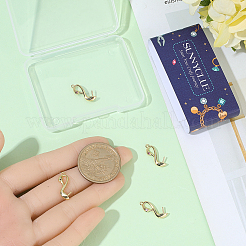 6Pcs Brass Peg Bails&nbsp;KK-SC0007-57
