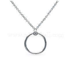 Geometric Triangle Silver Necklace and Earrings Set for Everyday Wear&nbsp;RC4347-2