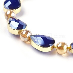 Opaque Glass Beads Strands&nbsp;EGLA-P045-B13