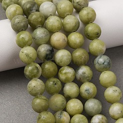 Natural Chinese Southern Jade Beads Strands&nbsp;G-Z158-A01-8mm