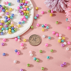 800Pcs 8 Colors Opaque Acrylic Beads&nbsp;MACR-PJ0001-05