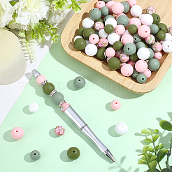 100Pcs Silicone Beads&nbsp;SIL-PA0001-39A
