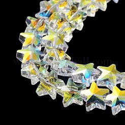 Electroplate Transparent Glass Beads&nbsp;EGLA-Z003-AB01