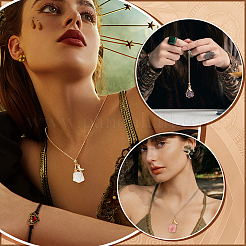 3Pcs Alloy Pendant Necklaces&nbsp;NJEW-PH01577