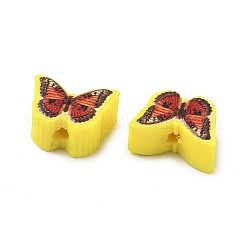 Printed Handmade Polymer Clay Beads&nbsp;CLAY-I016-03