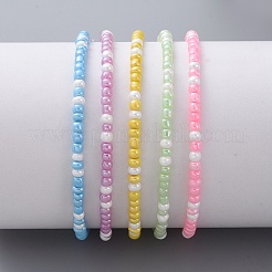 Glass Seed Beaded Kids Stretch Bracelets&nbsp;BJEW-JB04824