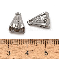 304ステンレス鋼チューブベイル  ループベイル  保釈ビーズ  ステンレス鋼色  13x9x6.5mm  穴：1.2mm&nbsp;STAS-M070-24P