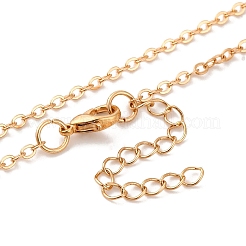 Brass Pave Clear Cubic Zirconia Cable Chain Bees Hexagon Pendant Necklaces for Women&nbsp;LS-NJEW-U006-02B-KCG