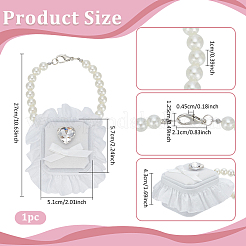 Polyester Pet Dog Wedding Ring Displays&nbsp;AJEW-WH0460-074P-02