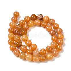 Natural Red Aventurine Beads Strands&nbsp;G-H067-A02-10MM