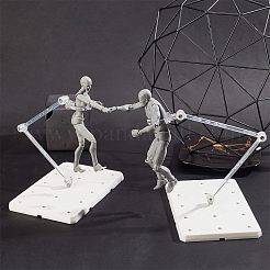 プラモデルおもちゃ組み立てホルダー  鉄製のネジとナット付き  透明  14.5x9.6x0.85cm&nbsp;ODIS-WH0025-22