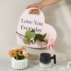 7Pcs Paper Single Flower Wrapping Paper Cards for Valentines Day&nbsp;DIY-WR0004-99
