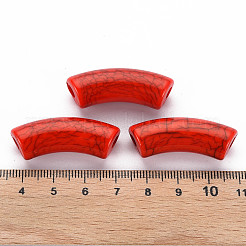 Opaque Crackle Acrylic Beads&nbsp;X2-MACR-S372-001N-009