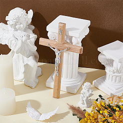 Easter Jesus Cross Wood Decorations&nbsp;DJEW-WH0053-51