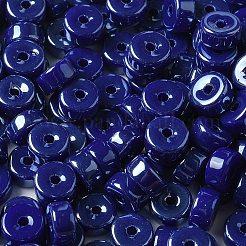 Opaque Colours Luster Glass Seed Beads&nbsp;SEED-E001-P3x6mm-A08