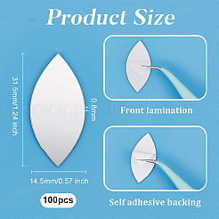 100Pcs Self-Adhesive Acrylic Mosaic Tiles&nbsp;DIY-OC0012-59A