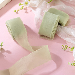 3 Rolls Frayed Polyester Ribbon&nbsp;OCOR-TA0002-97B