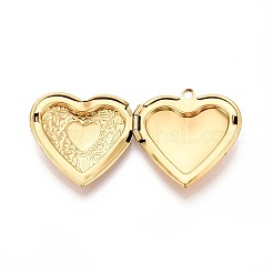 304 Stainless Steel Locket Pendants&nbsp;X-STAS-N111-08G