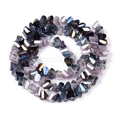 Electroplate Glass Beads Strands&nbsp;EGLA-N002-06E-01