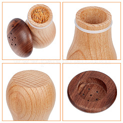 Wood Toothpick Bottle&nbsp;AJEW-WH0329-42