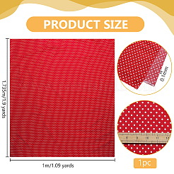 Polka Dot Pattern Cotton Fabric&nbsp;AJEW-PH0009-13A