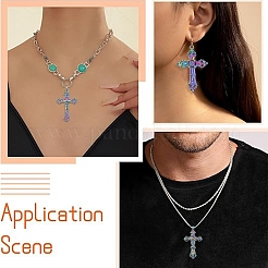 10Pcs 5 Styles Plated Alloy Pendants&nbsp;FIND-YW0007-16