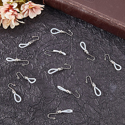 20Pcs 2 Colors Iron Zipper Holder Upper&nbsp;FIND-CP0002-85
