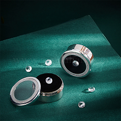 Alloy Loose Diamond Boxes&nbsp;CON-WH0104-11B-P