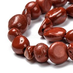 Natural Red Jasper Nuggets Beads Strand&nbsp;G-G018-21