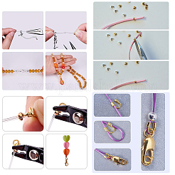 Brass Crimp Beads Covers&nbsp;KK-SC0001-09