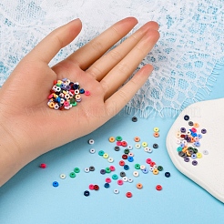 8400Pcs 24 Colors Handmade Polymer Clay Beads&nbsp;CLAY-YW0001-11B-4mm
