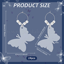 Acrylic Wine Glass Charms&nbsp;AJEW-AB00186