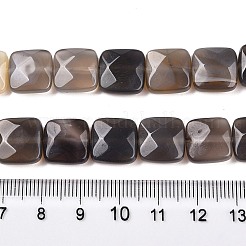 Natural Grey Agate Beads Strands&nbsp;G-T138-163