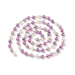 Handmade Glass Pearl Beaded Chain&nbsp;AJEW-JB01134-02