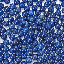 天然石ラピスラズリビーズ  染め  ラウンド  8mm  穴：1mm  約180個/箱&nbsp;G-NB0001-03
