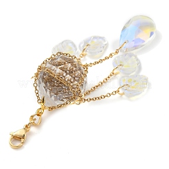 Glass Pendant Decorations&nbsp;HJEW-JM01579-02