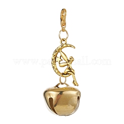 3Pcs 3 Colors Alloy Fairy Bell Pendant Decorations&nbsp;HJEW-JM02412